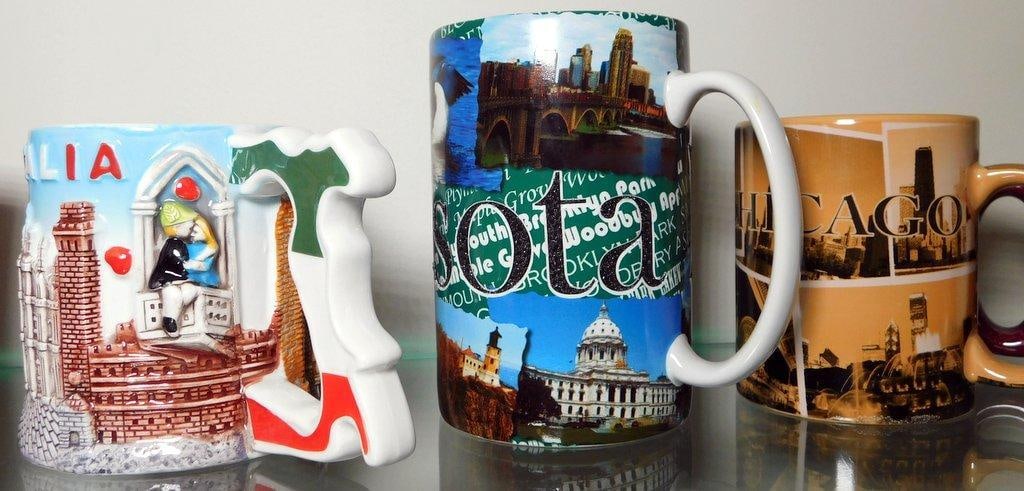 Souvenir Mugs From Various Locations Around the World - 3