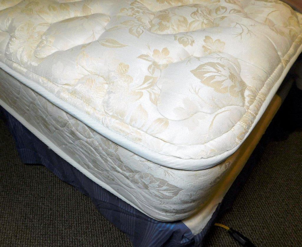 Queen-Size Bed Set w/ Mattress, Box Spring, and Bedding - 3