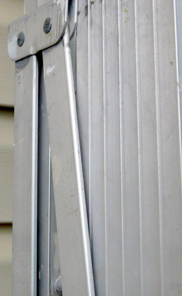 Two Aluminum Step Ladders: Davidson 8-Foot Type II and Another Unbranded Model - 3