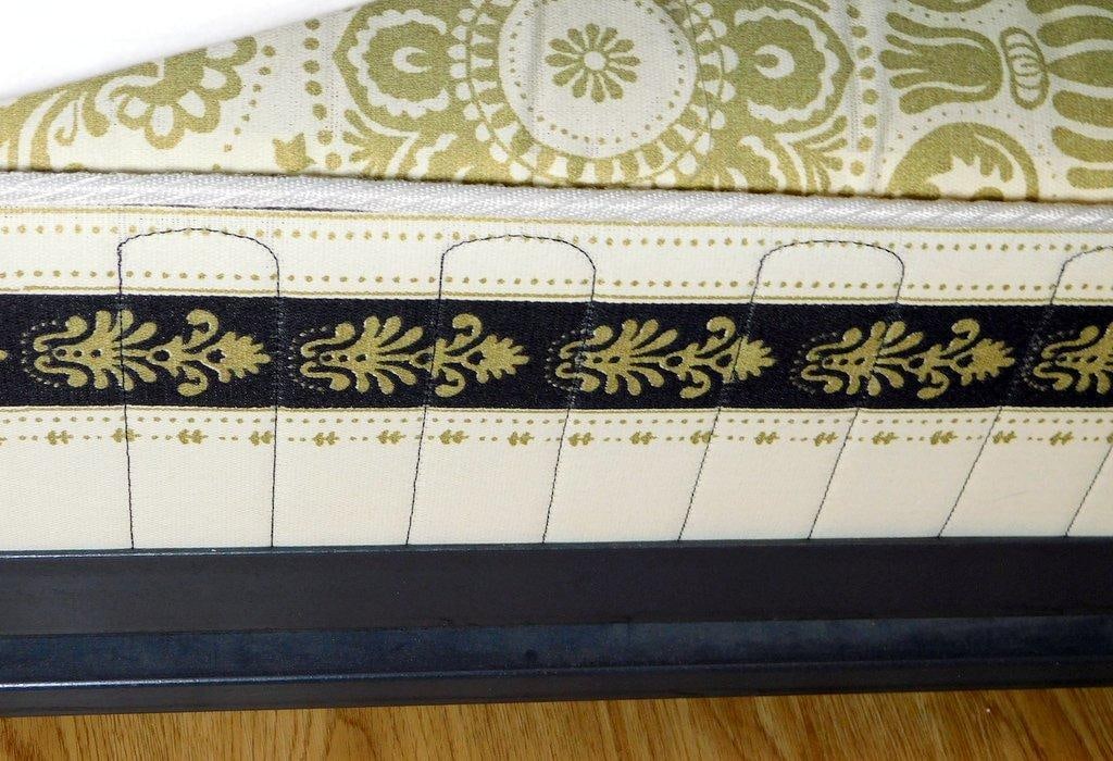 Twin Bed Frame with Storage, Green Quilt, and Mattress, (2) - 10