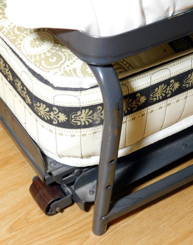 Twin Bed Frame with Storage, Green Quilt, and Mattress, (2) - 12