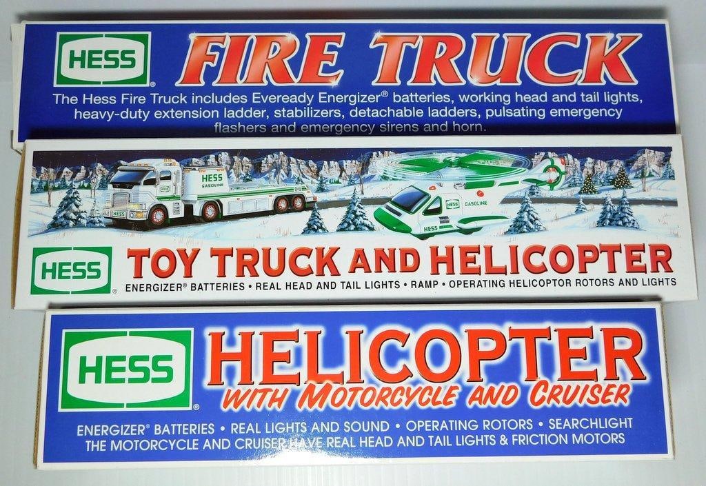 Hess Toy Trucks and Helicopter - Fire Truck, Helicopter, and Toy Truck - 2