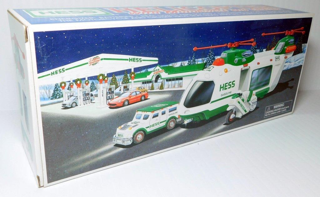 Hess Toy Trucks and Helicopter - Fire Truck, Helicopter, and Toy Truck - 4