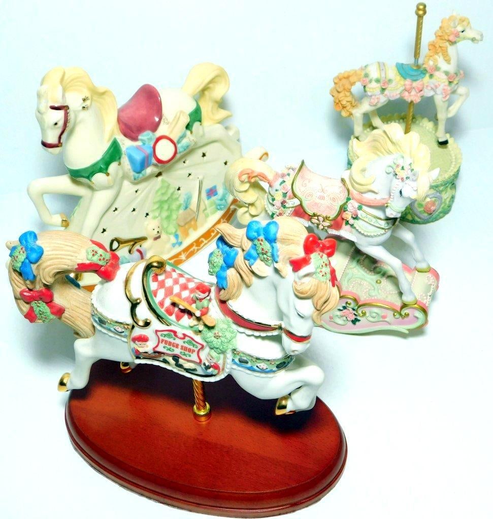 Decorative Horse Figurines by Lenox, San Francisco Music Box, and Peanuts, (4) (1 of 14)