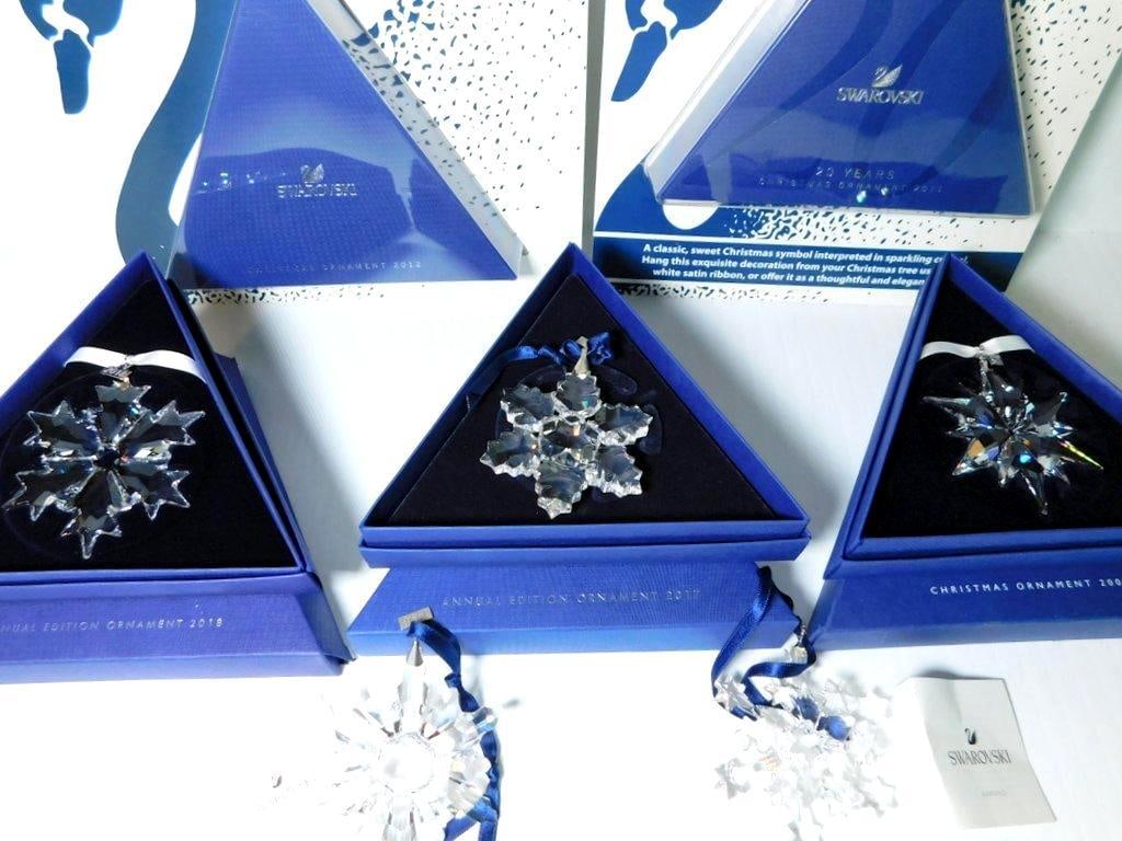 Swarovski Annual Edition Crystal Ornament Collection: 2006, 2011, 2012, 2013, 2017 - 7