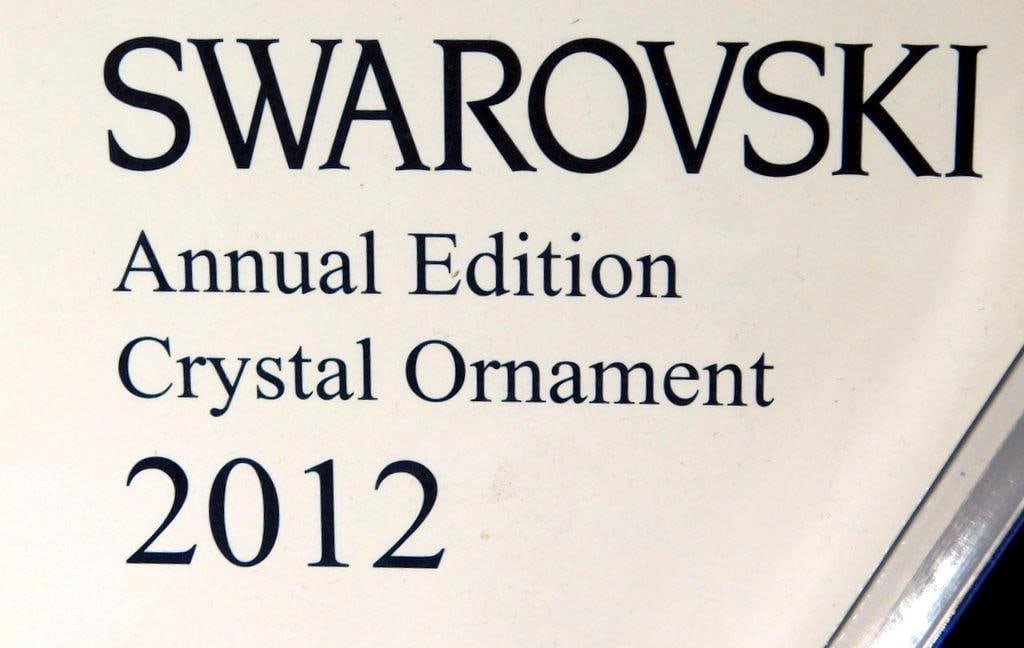 Swarovski Annual Edition Crystal Ornament Collection: 2006, 2011, 2012, 2013, 2017 - 9