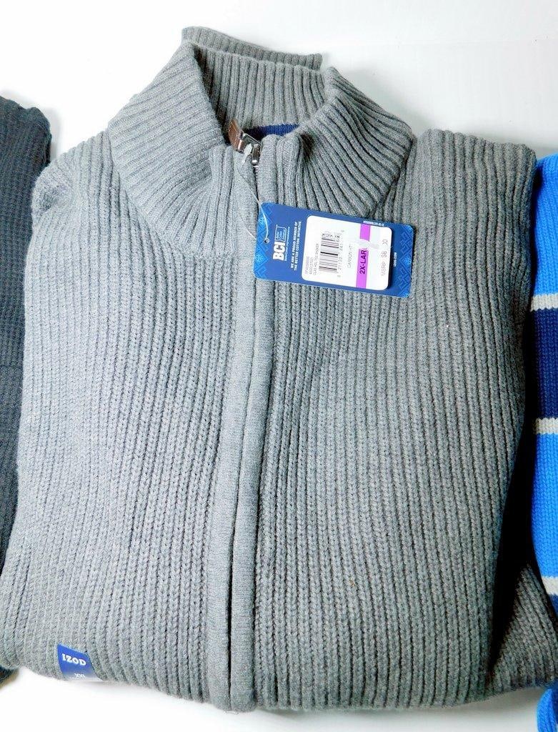 Three Sweaters by Stanley, Izod, and Chaps - 4