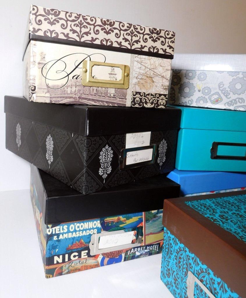 Decorative Storage Boxes w/ Assorted Patterns - 2