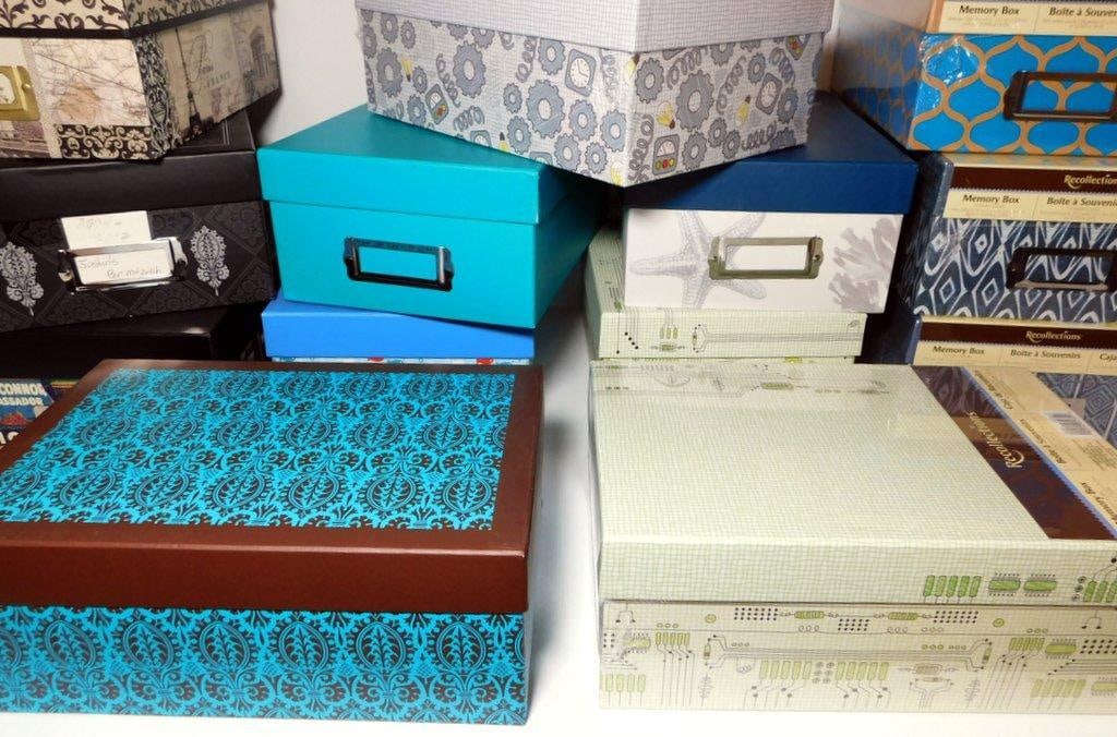 Decorative Storage Boxes w/ Assorted Patterns - 3