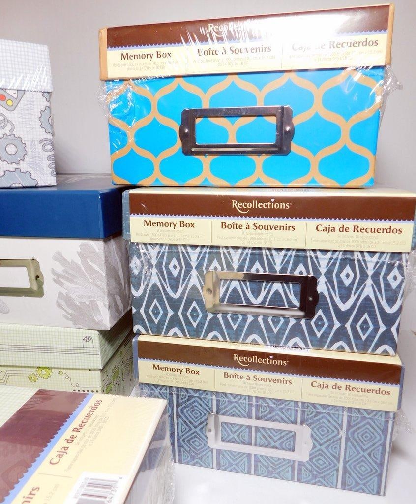 Decorative Storage Boxes w/ Assorted Patterns - 5