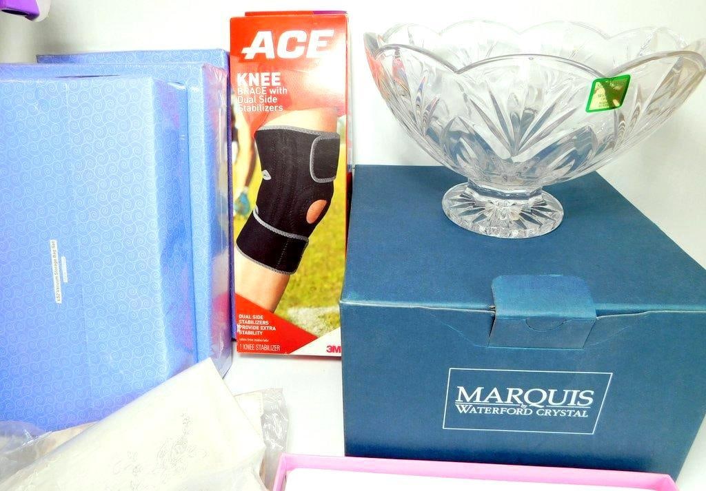 Items Including Marquis by Waterford Crystal Bowl, Perfumes, and More - 2