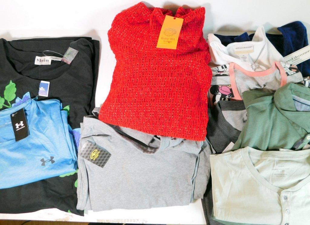 Clothing Items by Various Brands, Multiple Sizes, New - 2