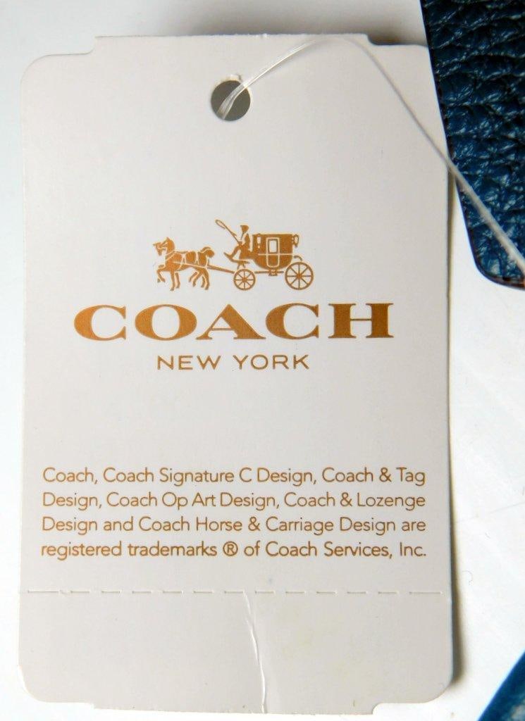 Coach F66505 IM/Atlantic Leather Zip Coin Pouch, w/ Tags - 3