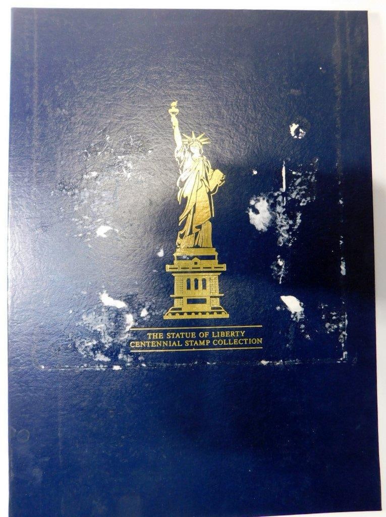 1995 Commemorative Stamp Collection, Statue of Liberty and Premier World Stamp Album - 19