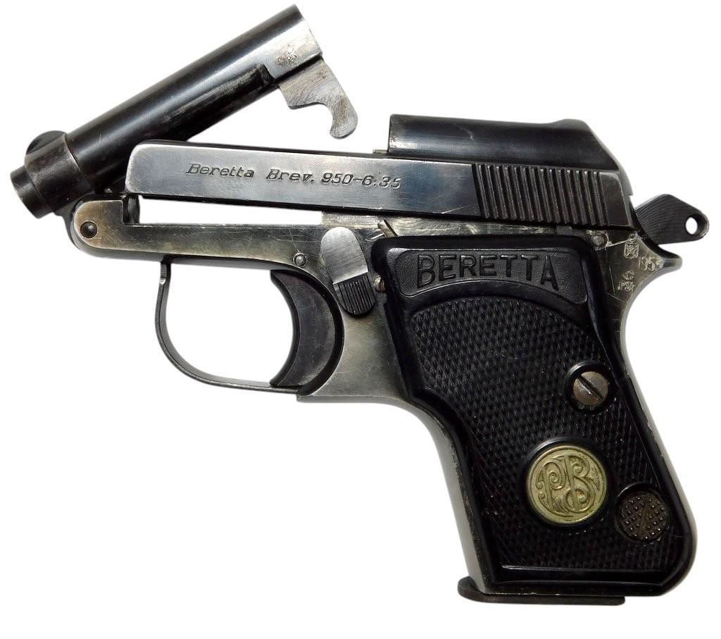 Beretta 950 .25 ACP Semi-Automatic Pistol w/ Magazine - 2
