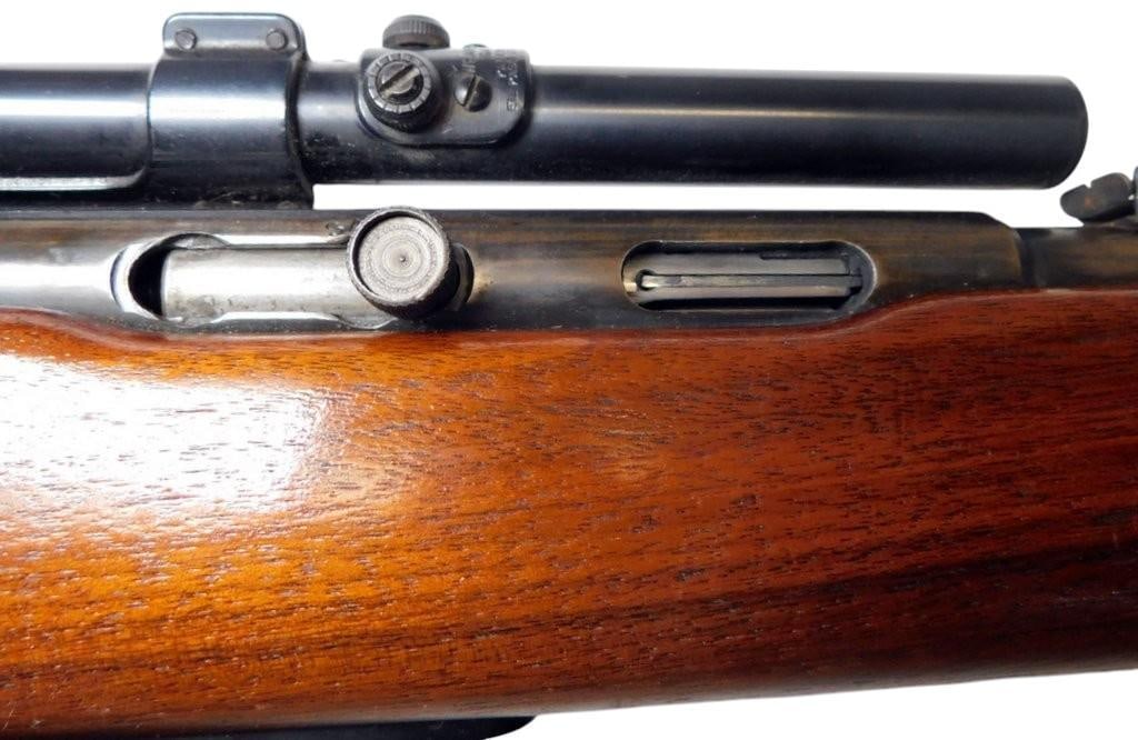 Ward's Western Field Model 40 .22 Rifle w/ Mossberg 1B Sight and Weaver Scope - 7