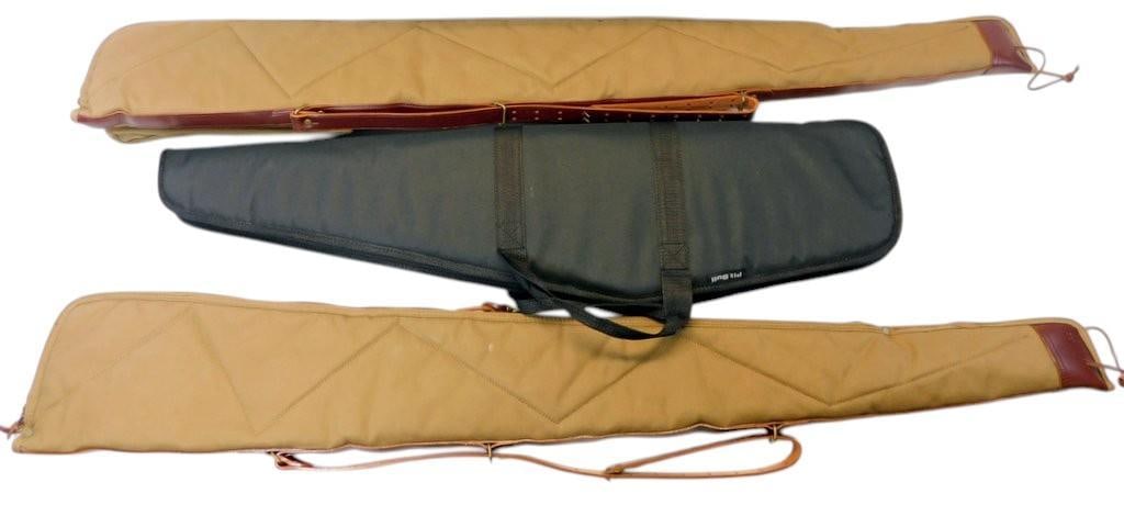 Two Boyt Canvas Gun Cases and One Black Nylon Pit Bull Gun Case - 2