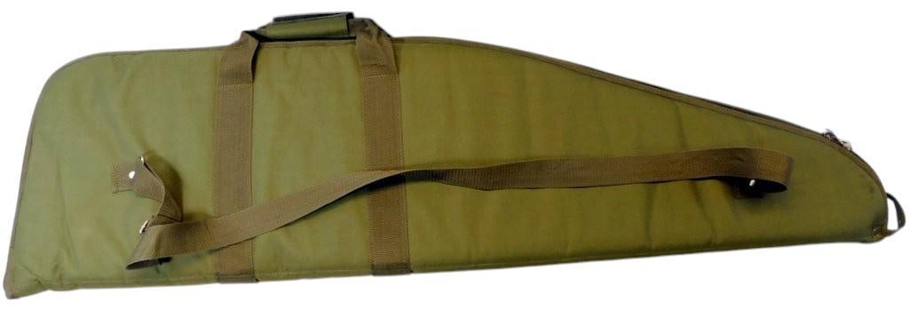 Two Rifle Soft Cases in Black and Green Fabric - 2