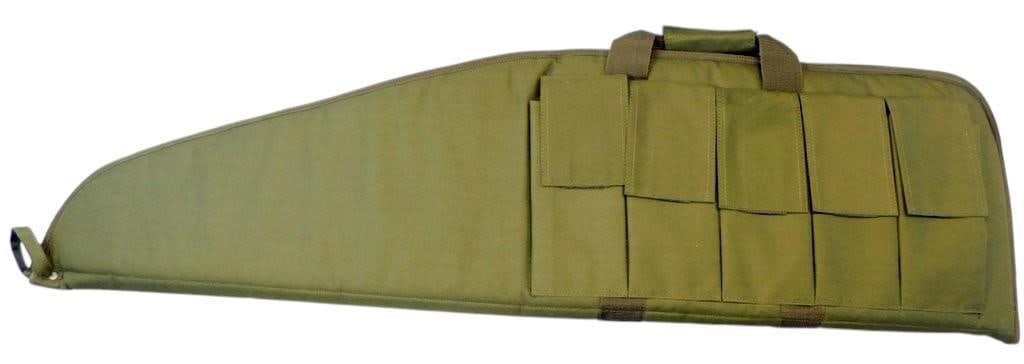 Two Rifle Soft Cases in Black and Green Fabric - 3