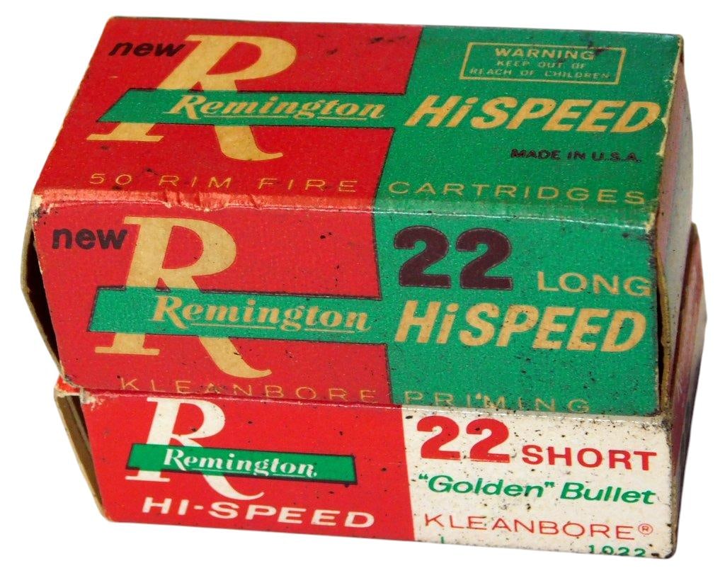 Two Boxes of Remington Hi-Speed .22 Caliber Rimfire Cartridges, Pickup Only - 7