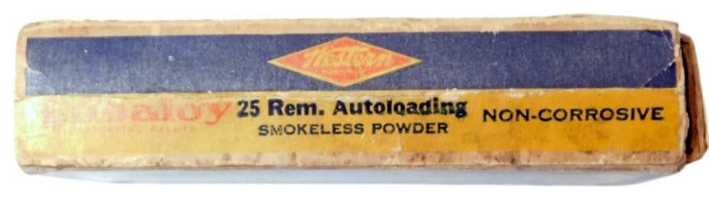 Western Cartridge Company .25 Remington Autoloading Lubaloy Ammunition, No Shipping - 2