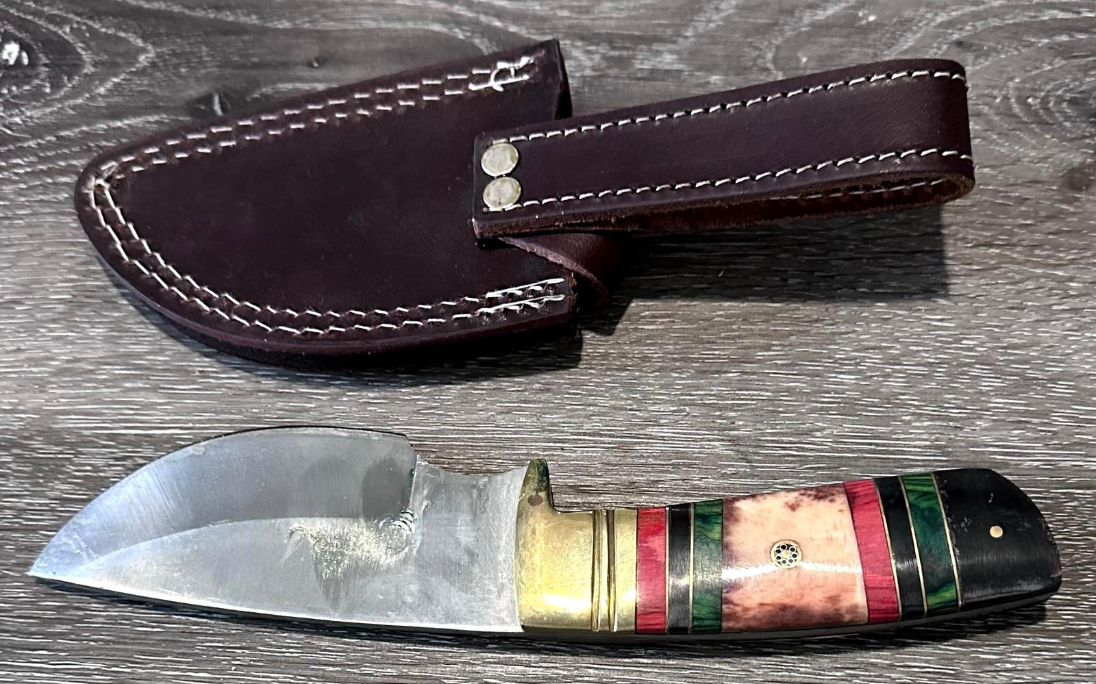 Cherokee Stone Works River Canyon collectible Bowie Knife - 2