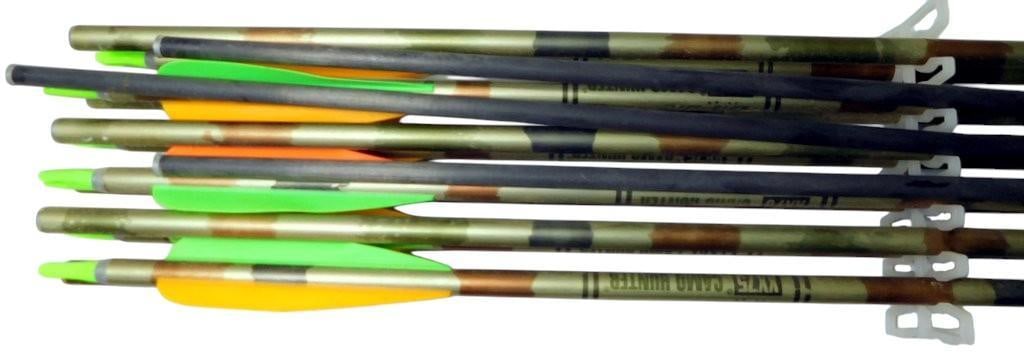 Wood and Aluminum Arrows w/ Bow Arm Guard - 10