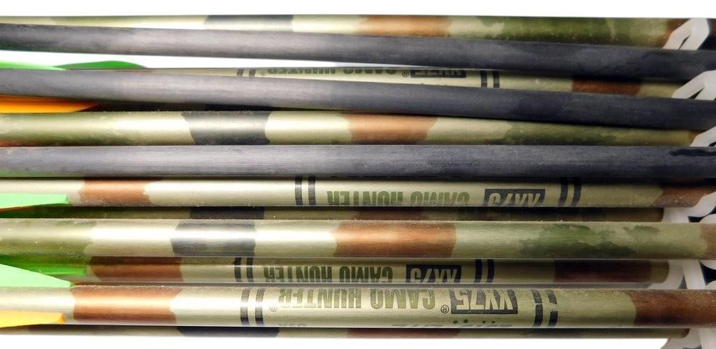 Wood and Aluminum Arrows w/ Bow Arm Guard - 14