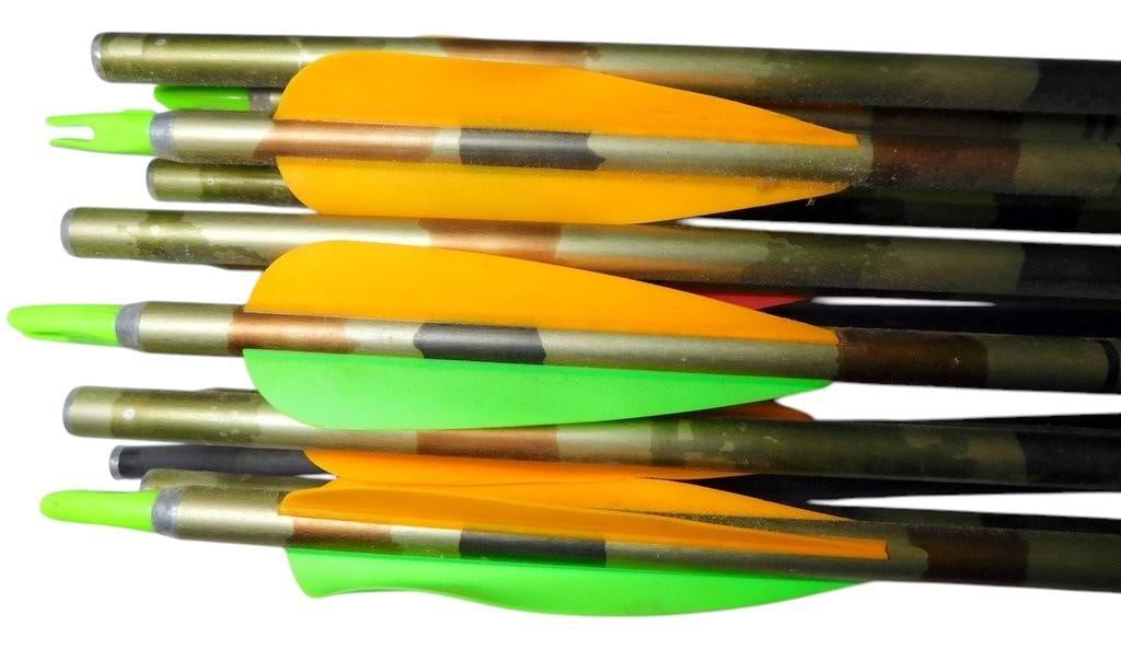 Wood and Aluminum Arrows w/ Bow Arm Guard - 17