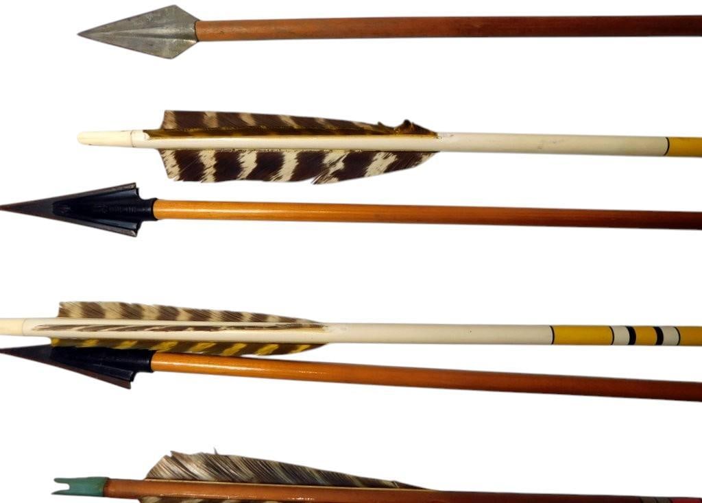 Wood and Aluminum Arrows w/ Bow Arm Guard - 2