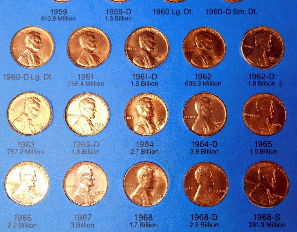 Lincoln Memorial Penny Collection: 1958-1994 Complete Set, and 1948 Lincoln Wheat Penny - 7