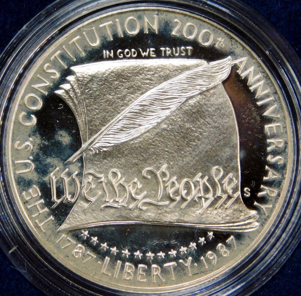 United States Constitution 4-Coin Set w/ Box and Sleeve, Complete - 5