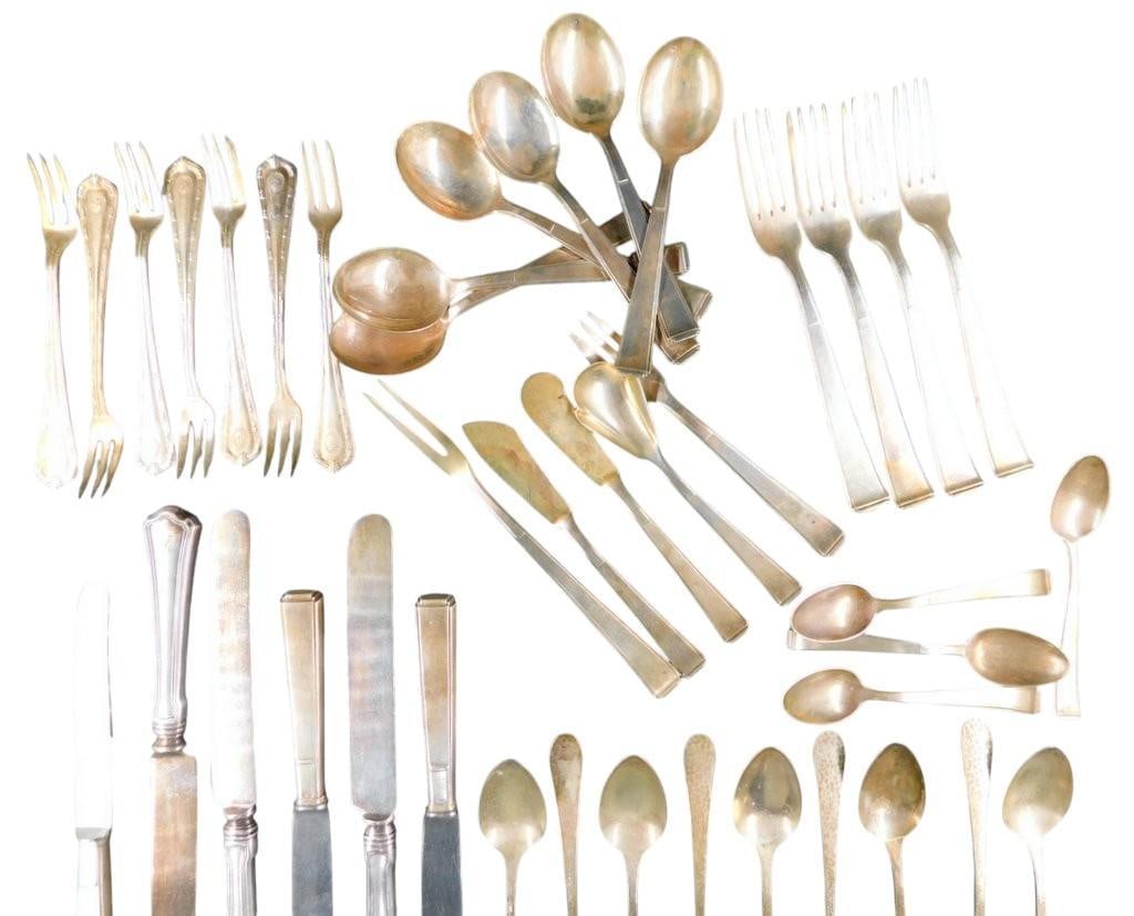 German Silver-Plated Flatware Including BSF - 2