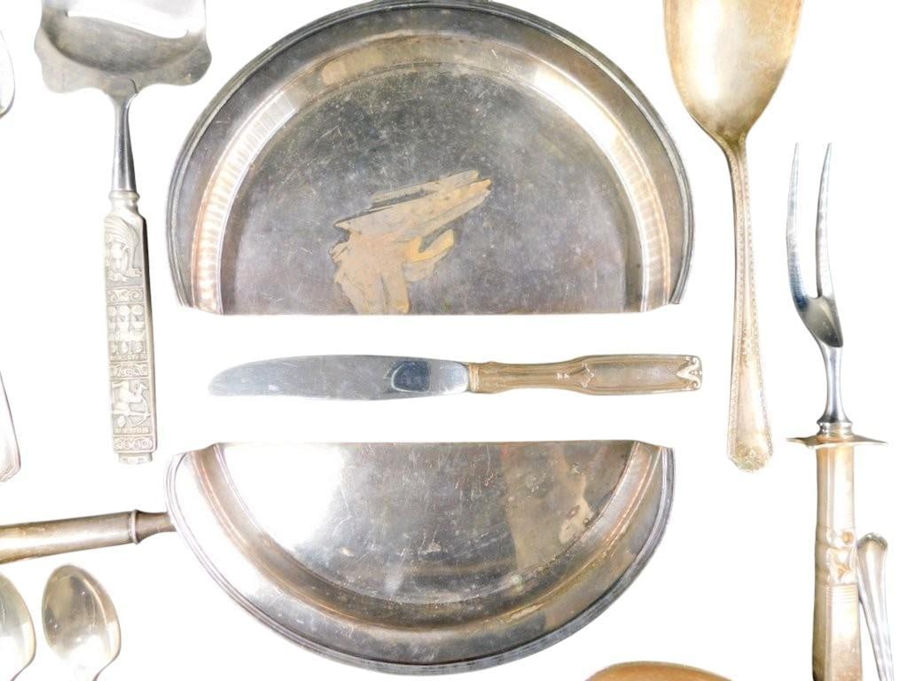Silver-Plated Tableware Including BSF, Sheffield, and WM Rogers - 11