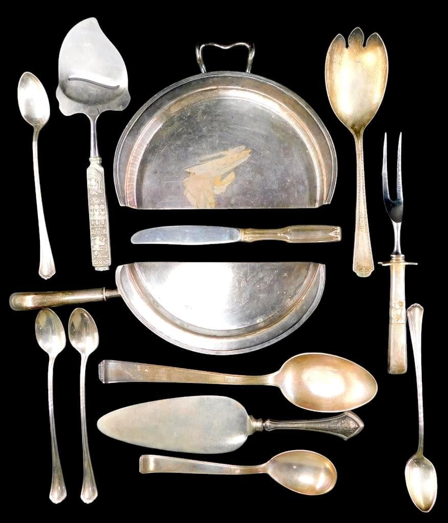 Silver-Plated Tableware Including BSF, Sheffield, and WM Rogers (1 of 13)