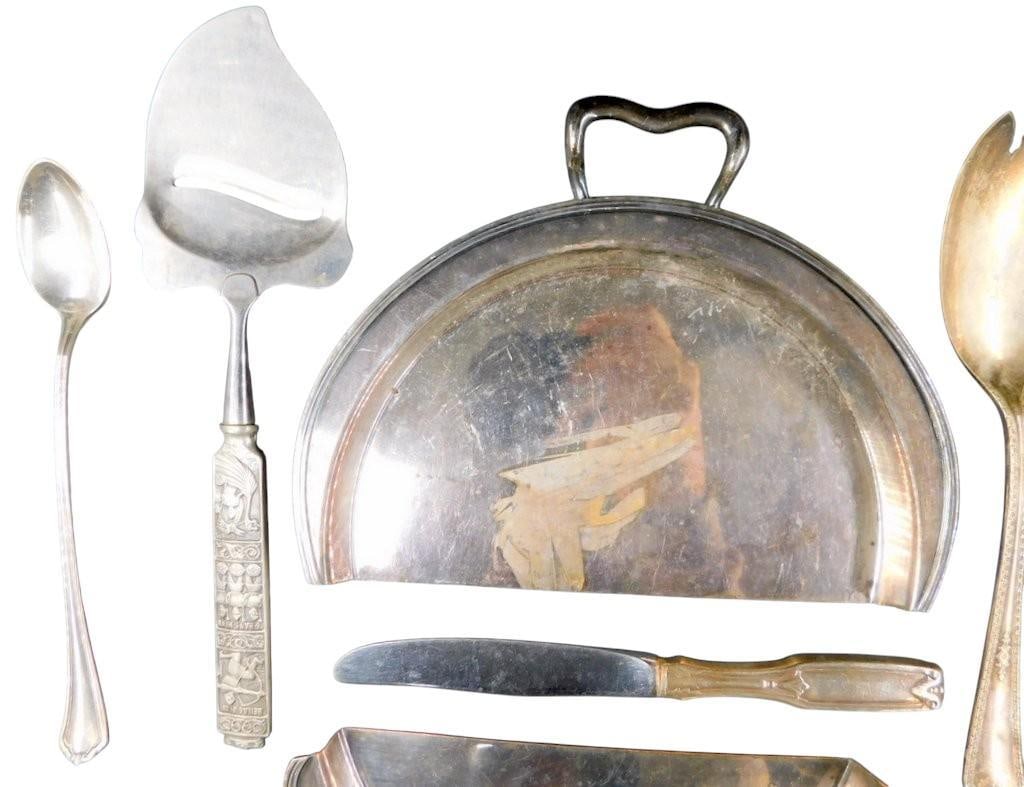 Silver-Plated Tableware Including BSF, Sheffield, and WM Rogers - 2