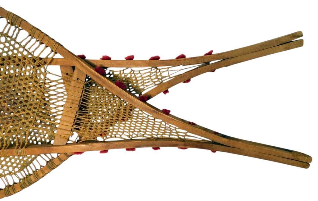 Pair of Antique Ojibwe Native Snowshoes - 3