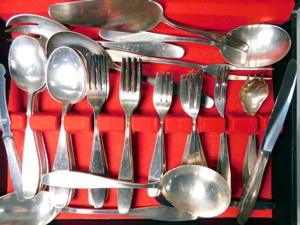 BSF Platina 90 Silver-Plated Flatware Set in Original Box - 2