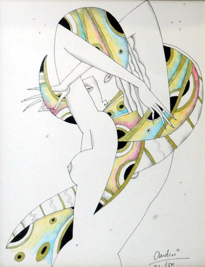 Limited Edition Print Signed by Andrei Protsouk, Numbered 31/50, with Decorative Frame - 2