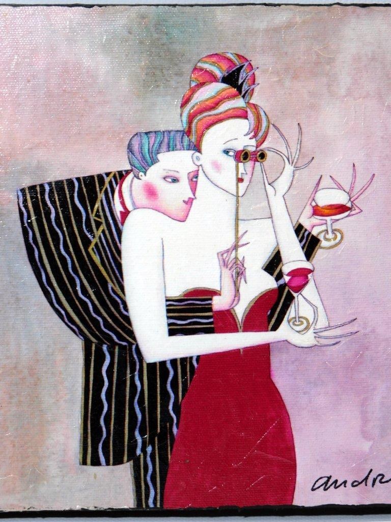 Giclee on Canvas Titled 'Intermission' by Andrei Protsouk, Signed and Numbered - 2