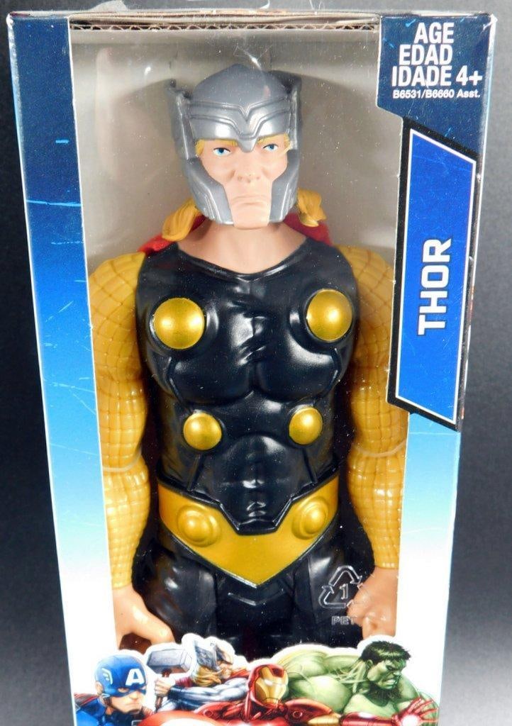 (Lot of 4) Marvel Action Figures - Falcon, The Flash, Cyborg, Thor New In Box - 13