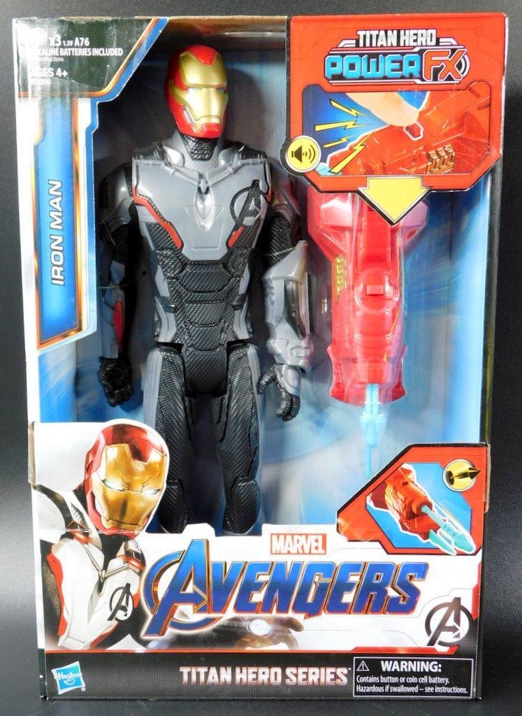 (Lot of 2) Hasbro Marvel Titan Hero Series Power FX Iron Man and Captain America New In Box - 2