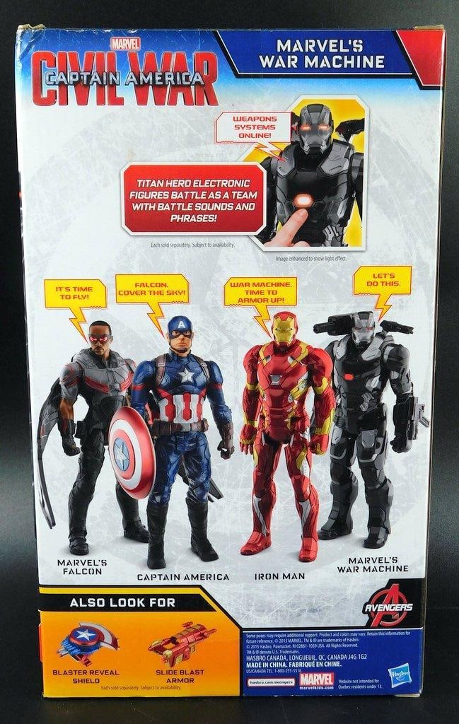 (Lot of 2) Hasbro Marvel Titan Hero Series Power FX Iron Man and Captain America New In Box - 7