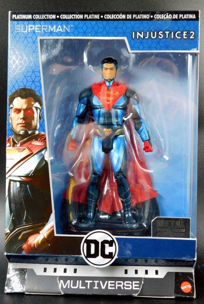 Justice League Superman, Injustice 2 Platinum Superman, Multiverse SuperGirl, (3) - 5