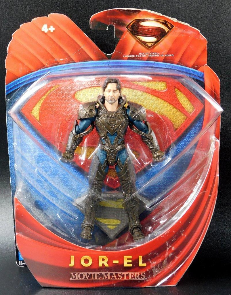 (Lot of 2) Jor-El Movie Masters action figure and Limited-Edition Death of Superman blu ray gift ... - 2