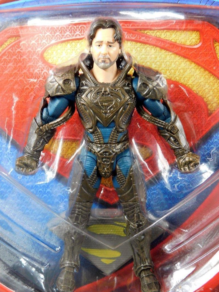 (Lot of 2) Jor-El Movie Masters action figure and Limited-Edition Death of Superman blu ray gift ... - 3