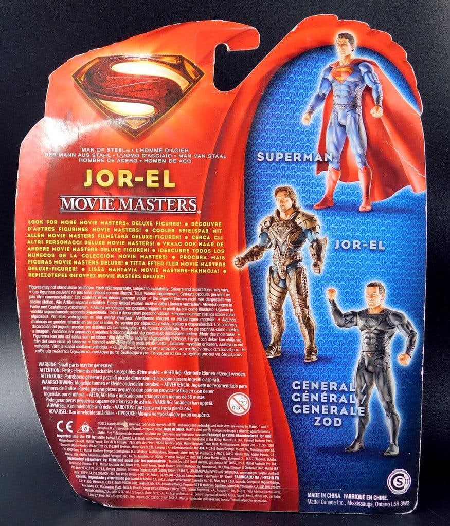 (Lot of 2) Jor-El Movie Masters action figure and Limited-Edition Death of Superman blu ray gift ... - 5