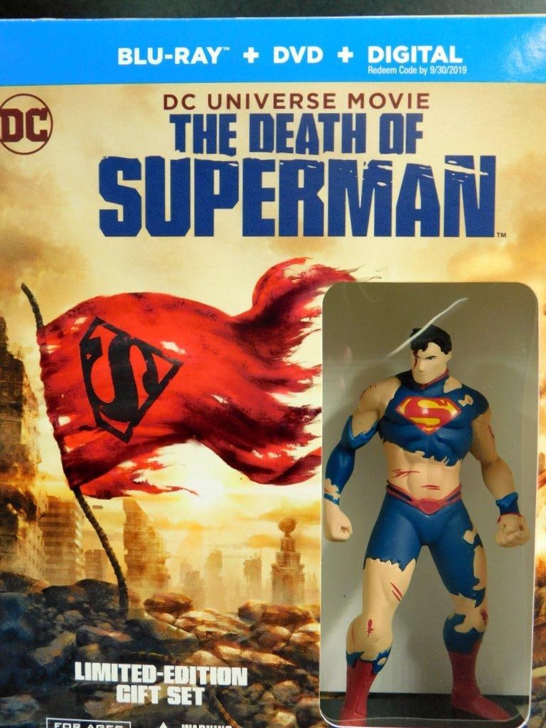 (Lot of 2) Jor-El Movie Masters action figure and Limited-Edition Death of Superman blu ray gift ... - 7