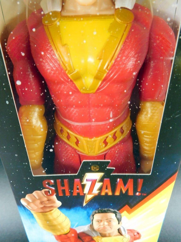 (Lot of 3) DC superheroes, including The Flash, Wonder Woman, and Shazam! Action Figures - 12