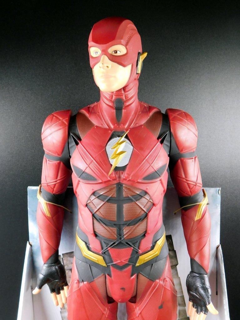 (Lot of 3) DC superheroes, including The Flash, Wonder Woman, and Shazam! Action Figures - 3